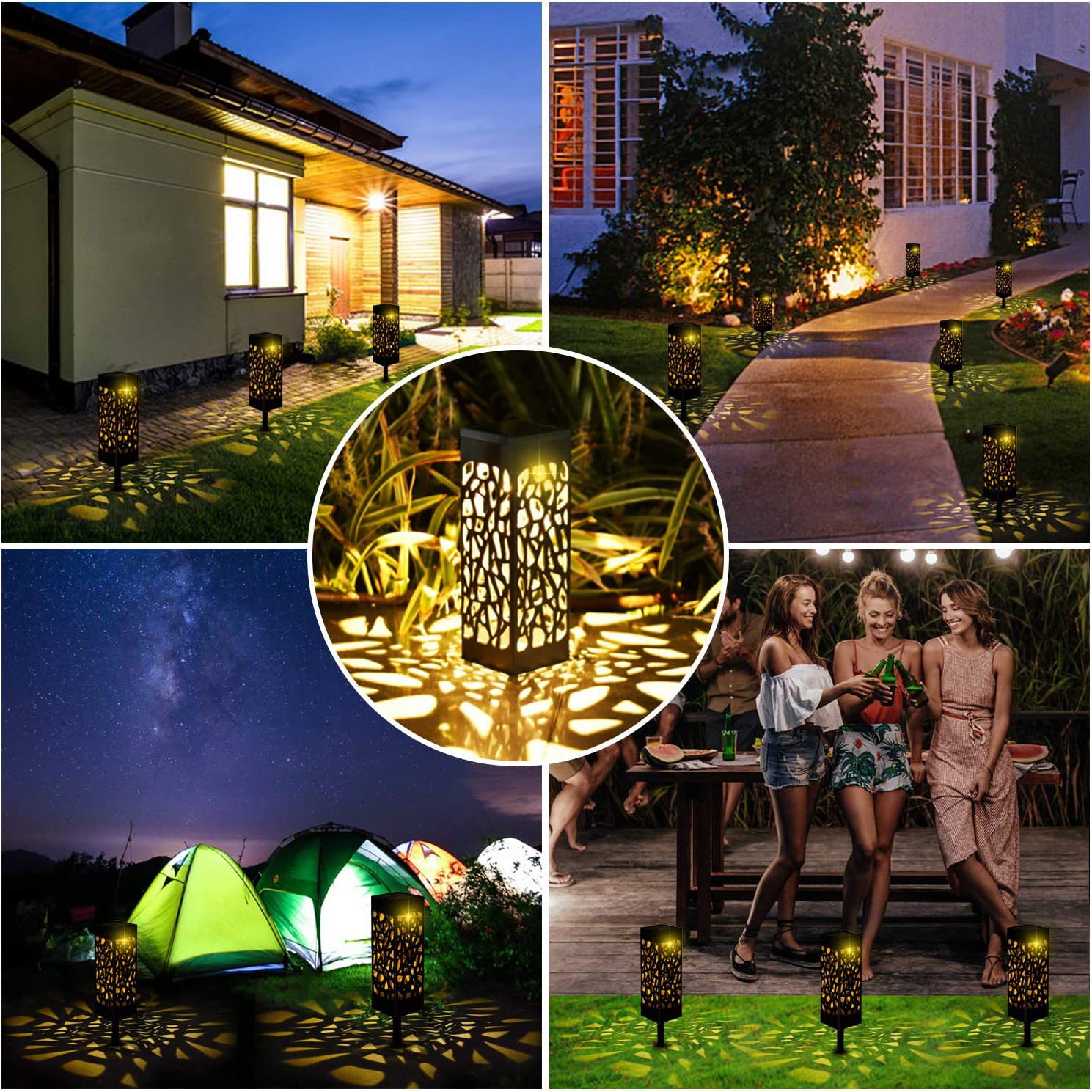 Outdoor Waterproof Hollow Out Solar Light - Image 8