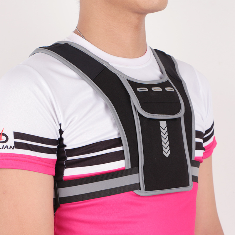 Running Reflective Vest Bag Mountaineering Soft Bag Close-fitting