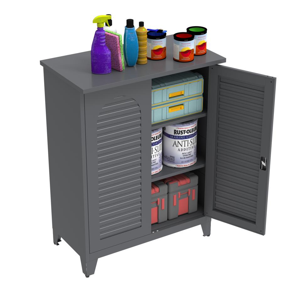 47'' Tall Metal Tool Storage Cabinet β photo 5
