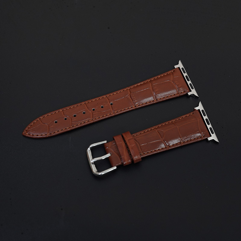 Title 8, Leather Plain Leather Wrist Strap