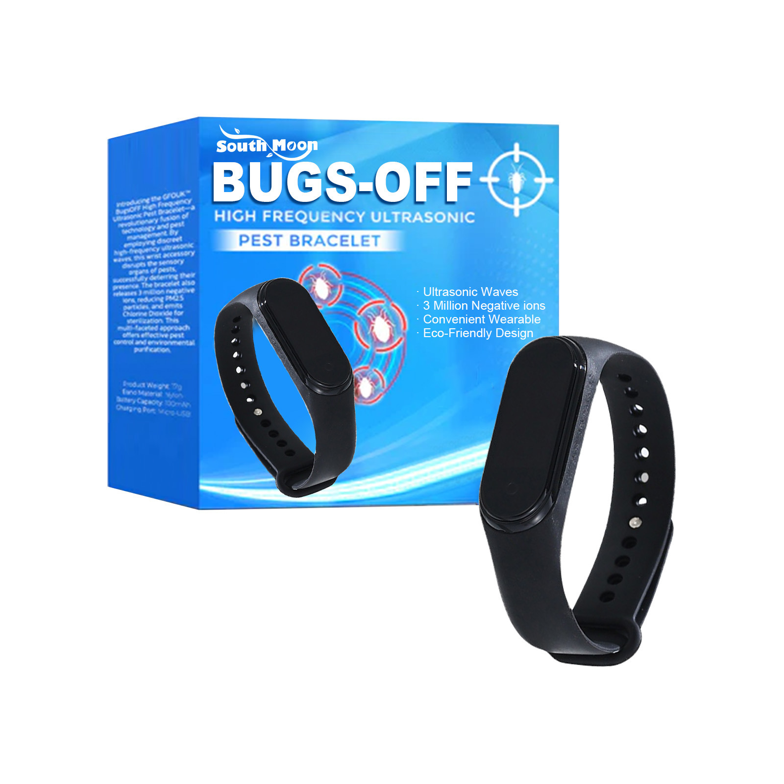 SouthMoon Cross-border Body Care Bracelet Gentle Care, Unisex, Portable And Stylish Care Bracelet