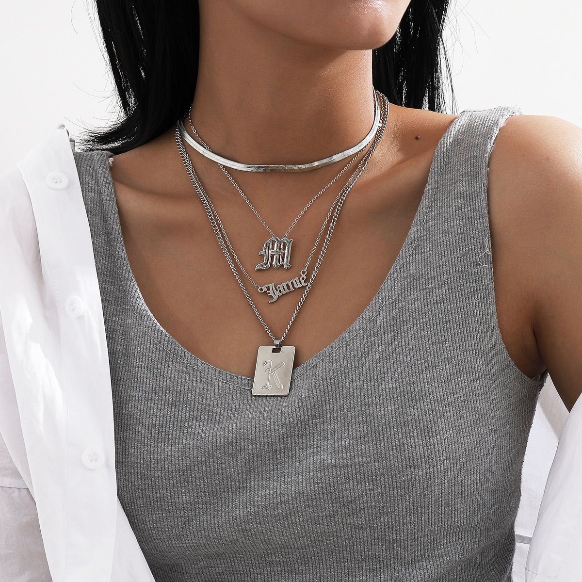 Jewelry Elegant Temperament Multi-layer Tassel Necklace For Women