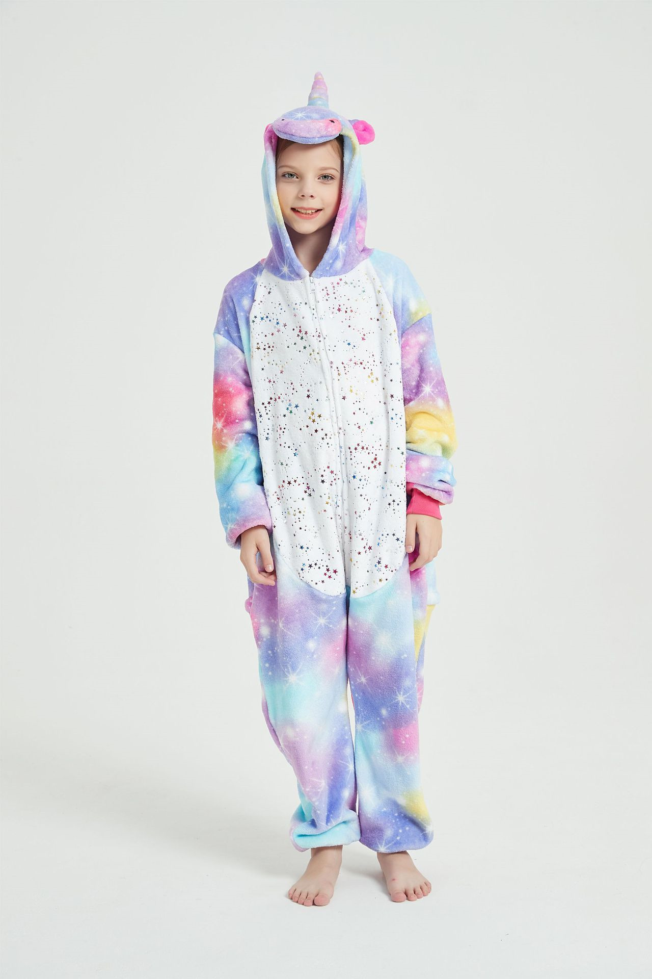 Title 10, Flannel Cartoon One-piece Pajamas