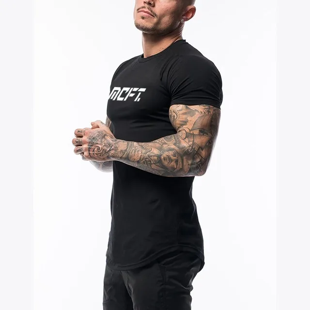 Male T Shirts for Men Korean Mens