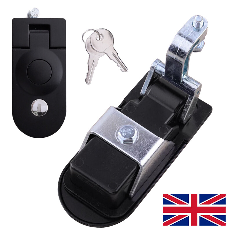 Door Compression Lever Lock Latch W 2 Keys For Boat RV Trailer Flush Mount — image 5