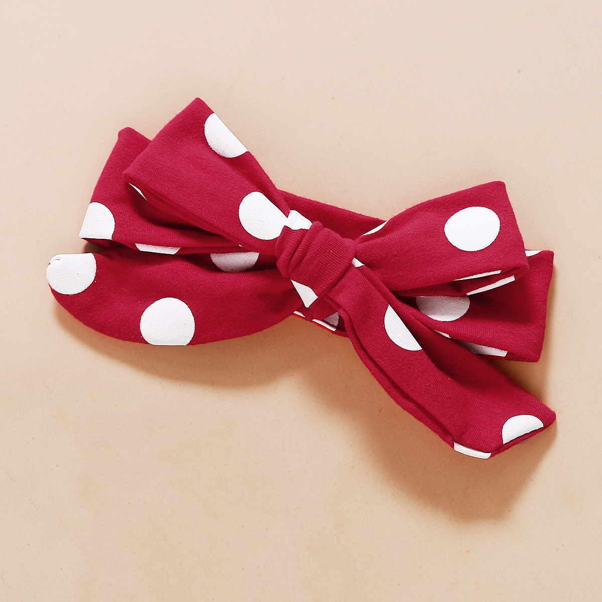 Long-sleeved Polka-dot Print Small And Medium-sized Princess Dress