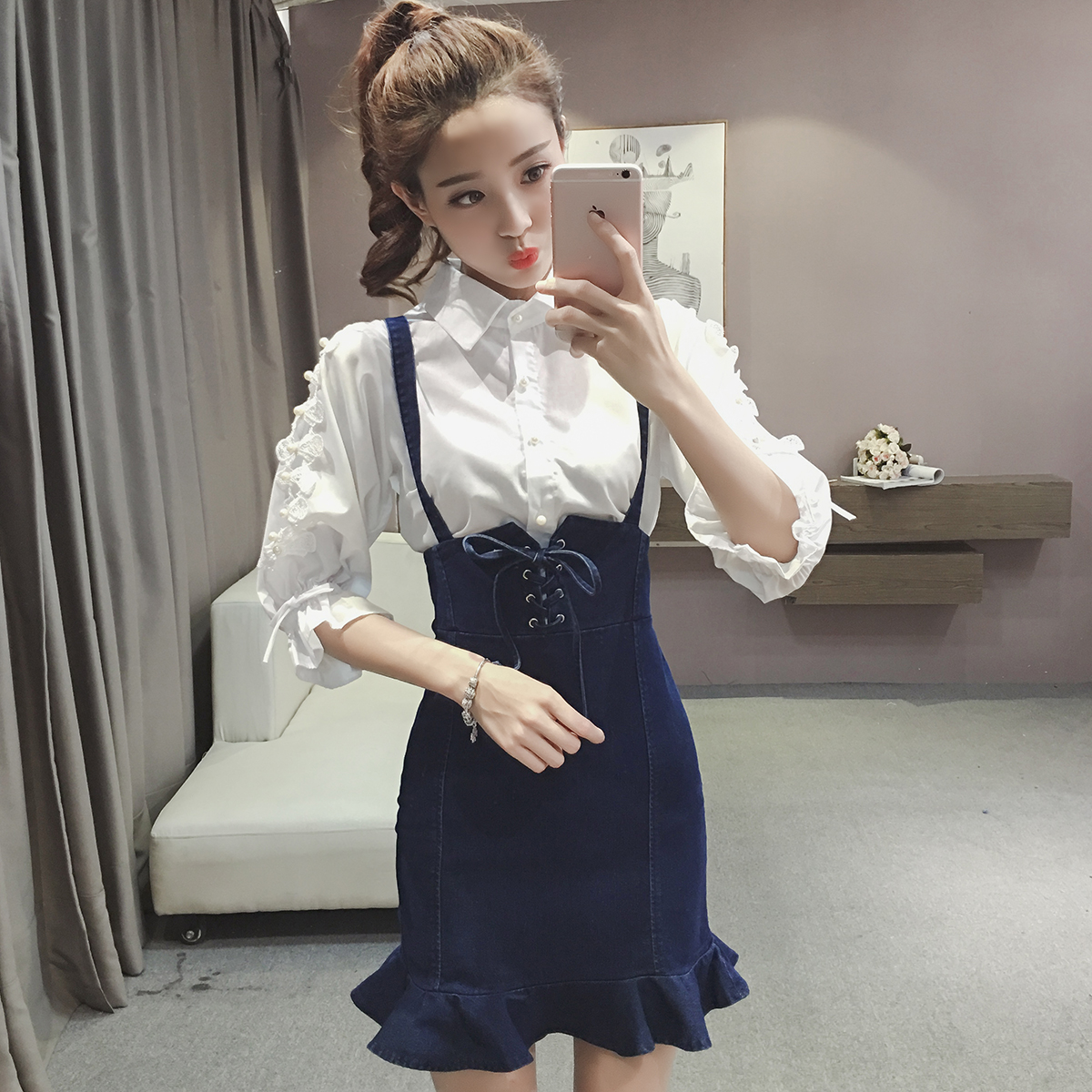 Summer Fishtail Autumn With Waist Bag Buttocks Slimming Dress Skirt Plus Dress - Shop at LoveMi