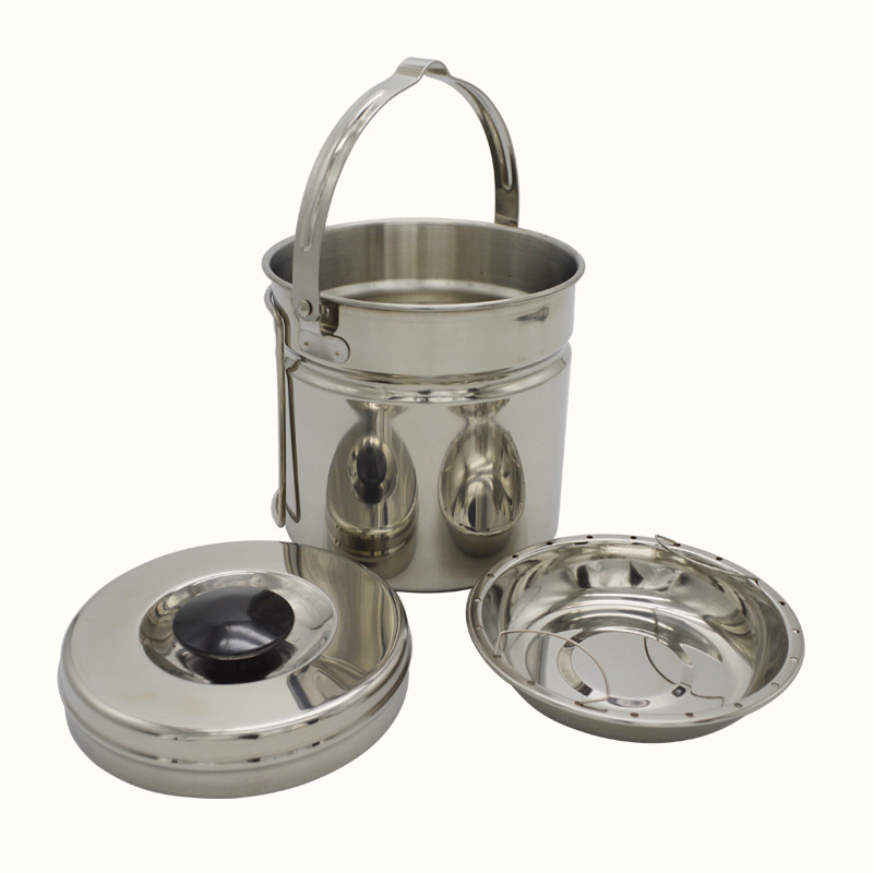 Title 6, Outdoor Picnic Stainless Steel With Steaming Pl...