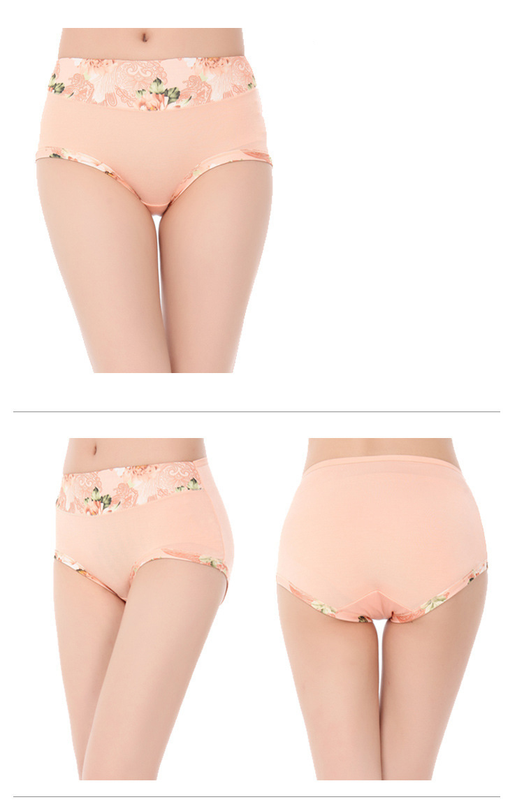 Title 1, High Waist Modal Bamboo Fiber Cotton Briefs for...