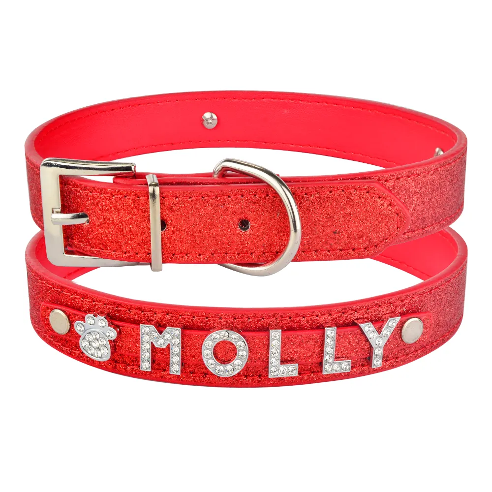 DIY Alphabet Dog Name Pet Collar Wear