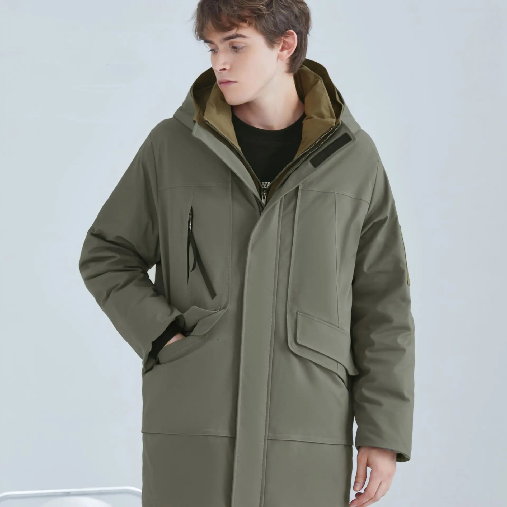 Warm And Comfortable White Duck Down Men's