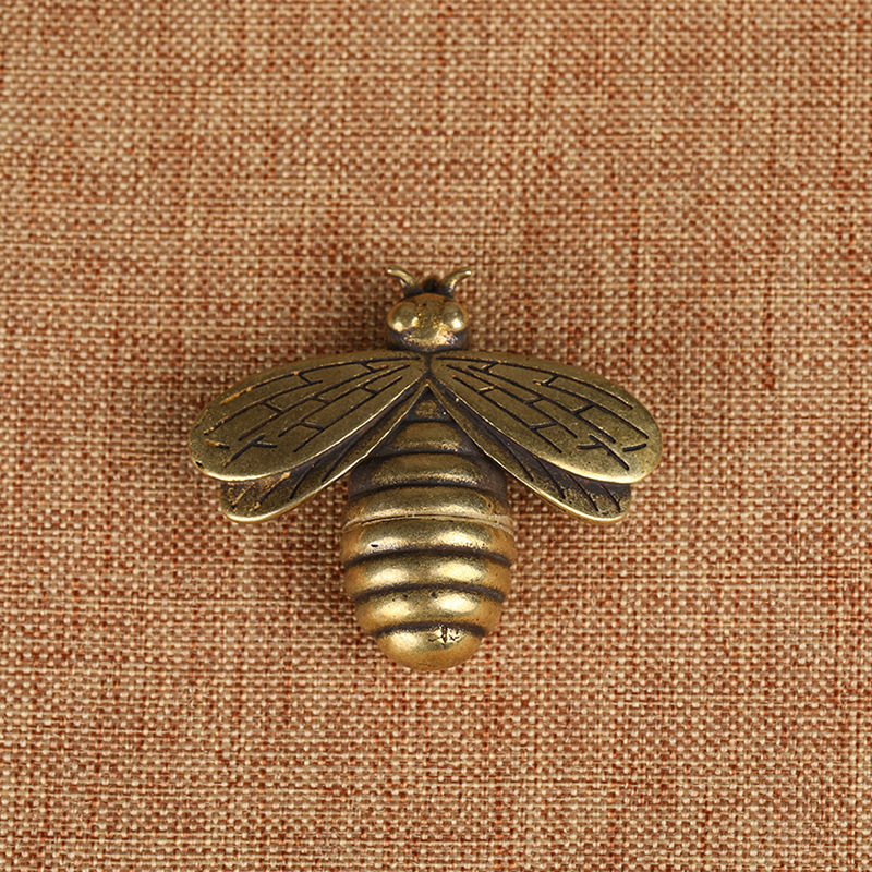Punk Small Pendant Handmade Brass Keychain Bag
