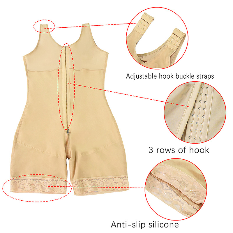 Vest Women's Bodysuit One Piece Zipper - Image 3