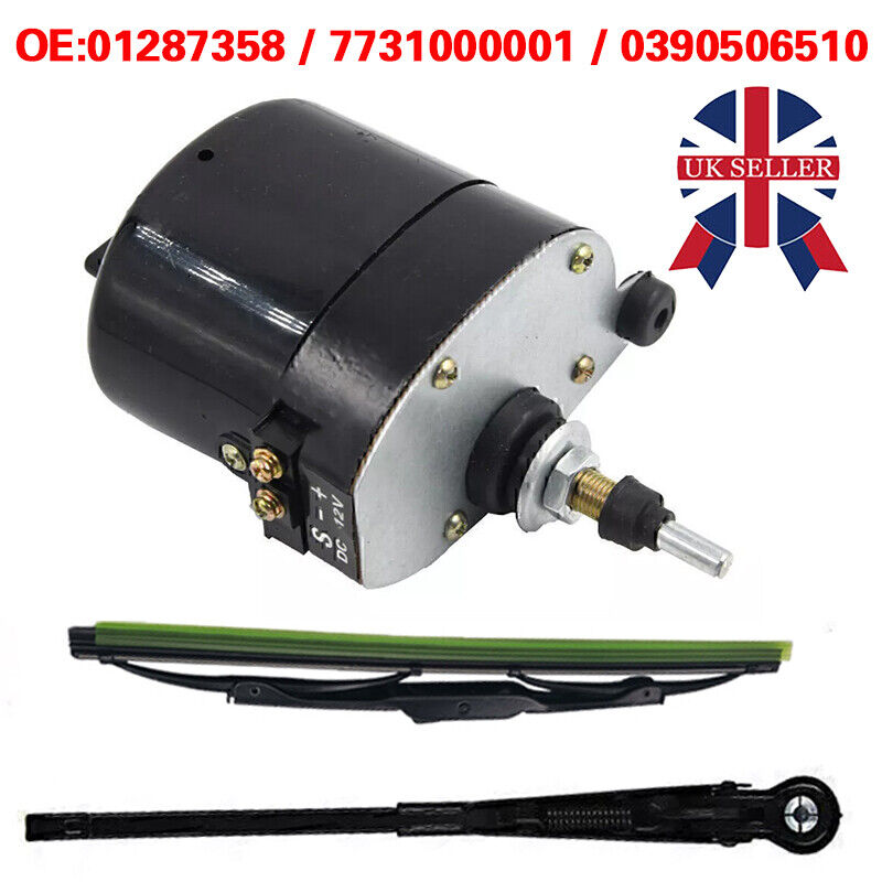 12V Windscreen Wiper Motor With Arm Blade Kit For Fishing-Boat Caravan-Universal — image 9
