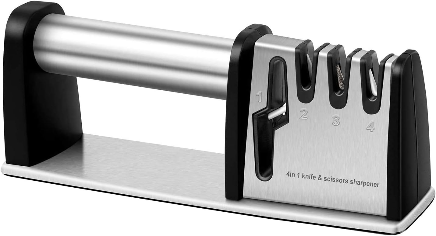 1pcs 4-in-1 Kitchen Blade And Scissor Sharpening Tool_voghion.com