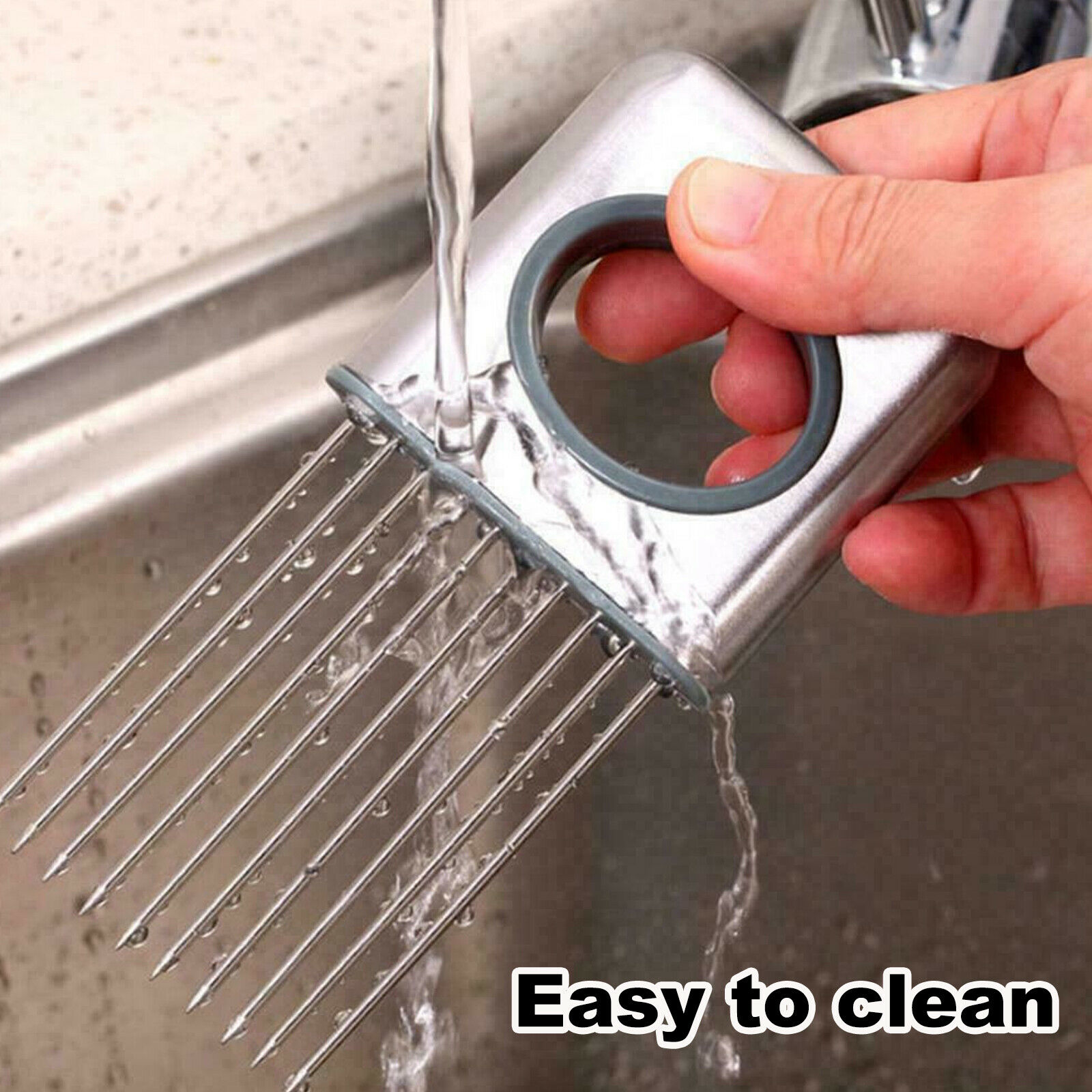 Держатель для лука, овощерезка, инструменты для резки томатов, кухонный гаджет из нержавеющей стали