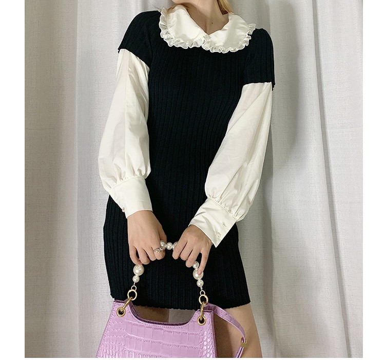 Doll Collar Knitted Dress, picture 5 of 5