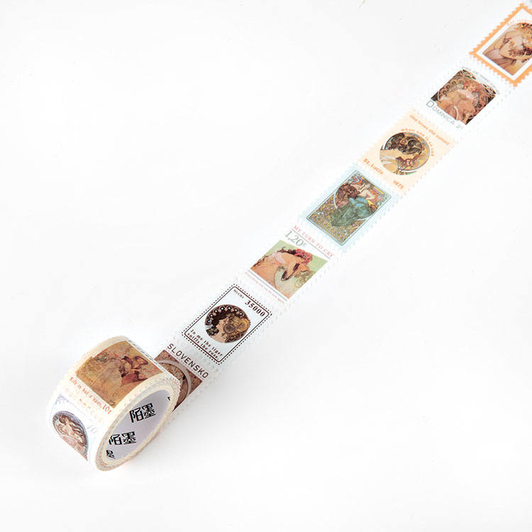 Retro Post Office Series Die-cut Tape Art Stickers