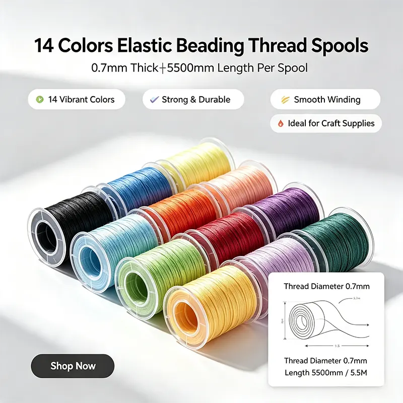 Elastic Beading Thread Spools