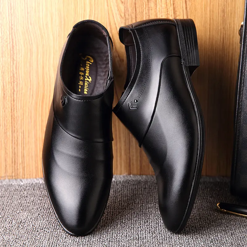 Formal Wear Youth Casual Summer Breathable Men's British Leather