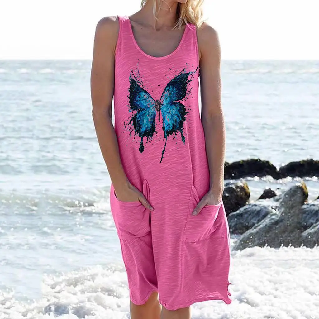 Women's Sleeveless Dress Loose European Version