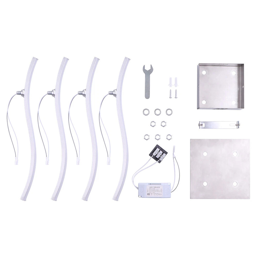 Silver-Wave Light -4 Strip Remote Control 2.4g Memory