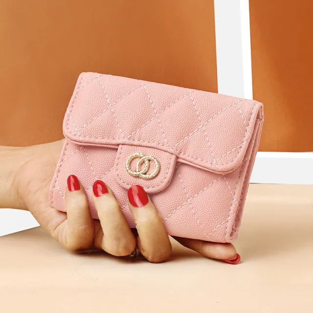 Women's Short New Lingge Cattle Pickup Bag Pink - Shop at LoveMi