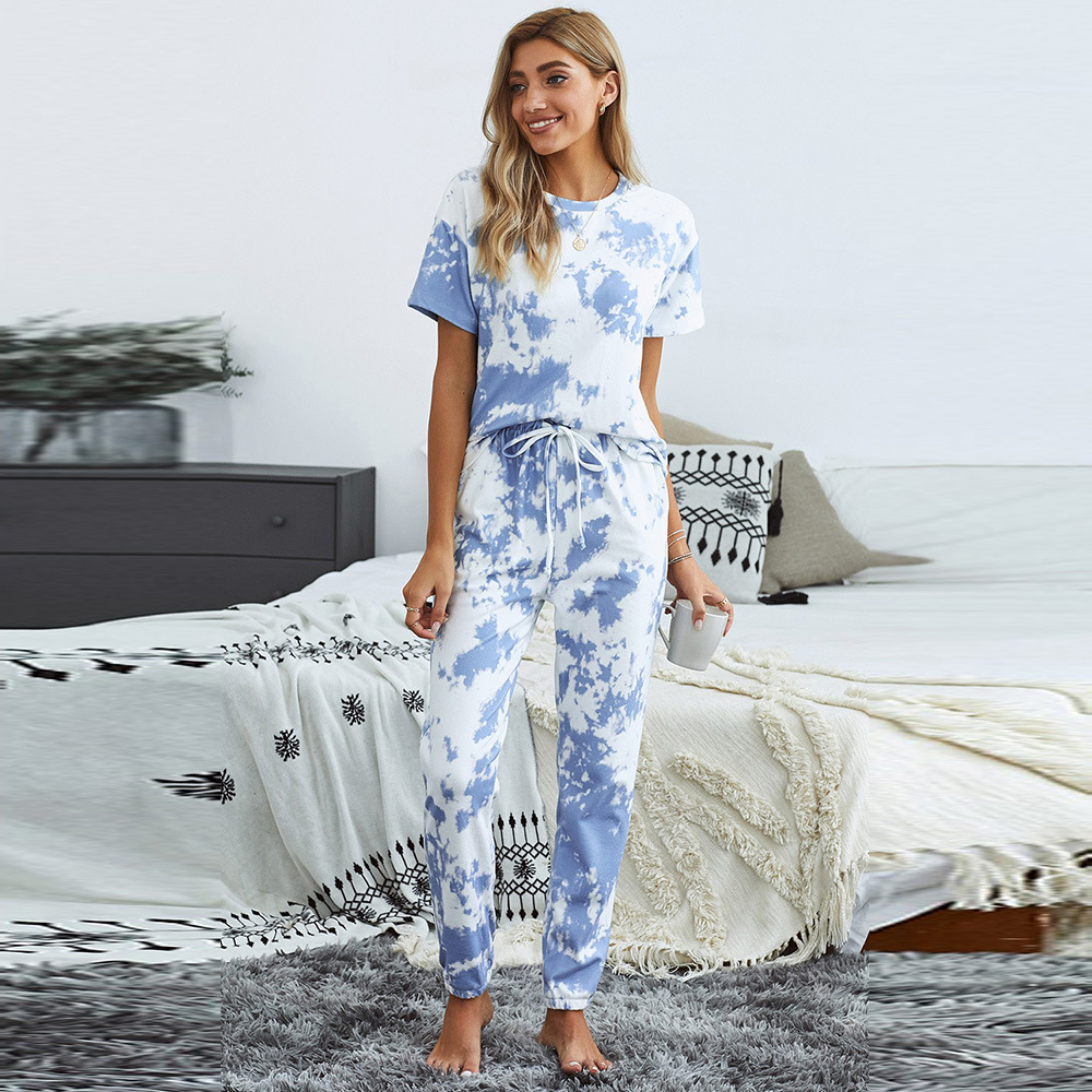 Title 1, Ladies Home Tie-Dye Pants Pajamas