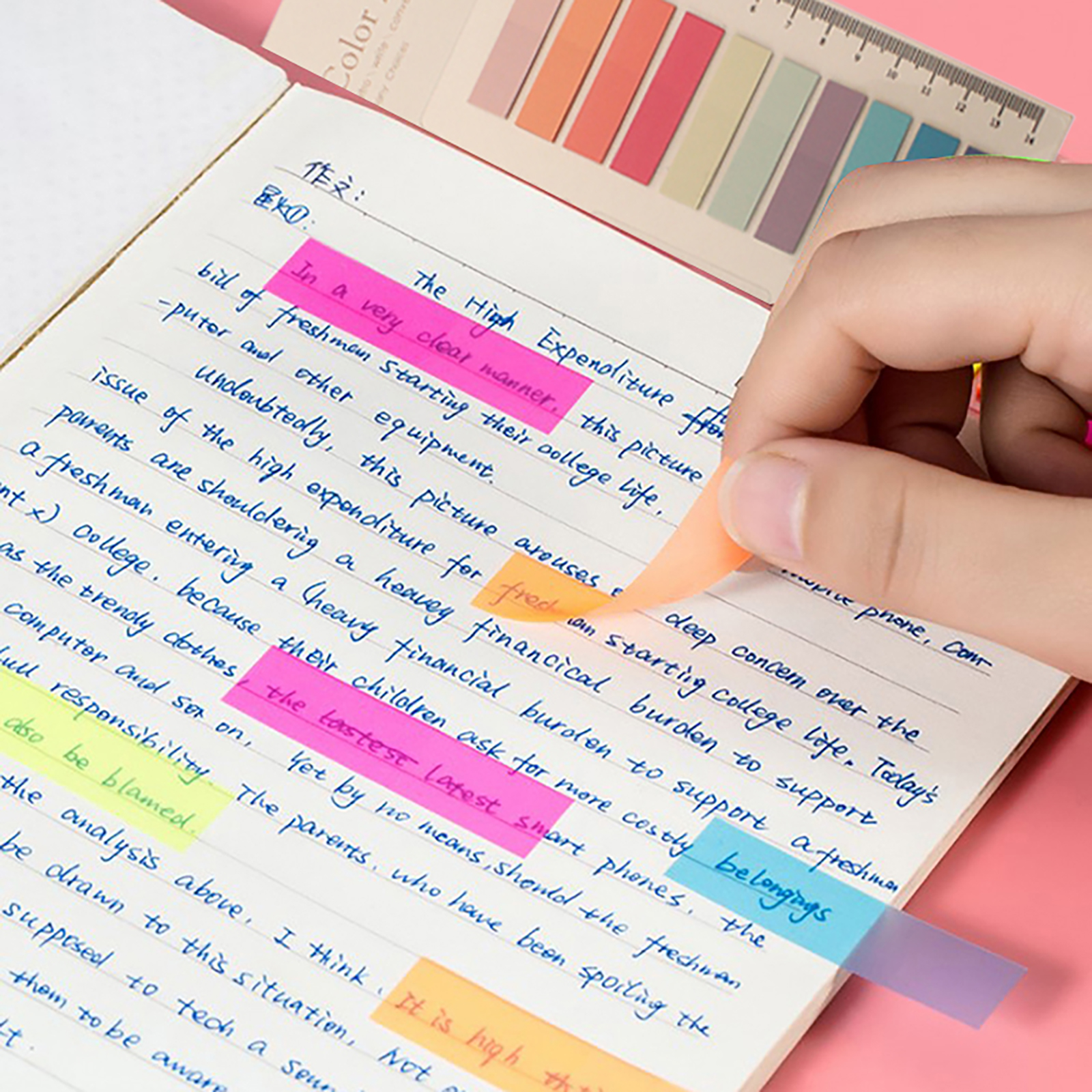 Stylish And Personalized Student Instruction Note Stickers