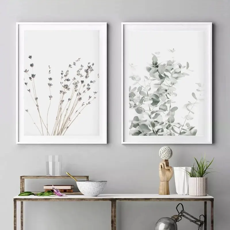 Nordic Small Plant Decoration Painting Canvas