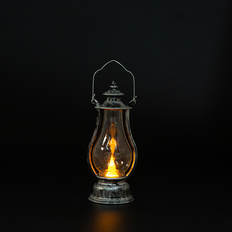 Title 11, LED Retro Portable Kerosene Lamp Decorative Sto...