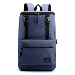 Men's Multifunctional Business Travel Travel Bag With Shoulders - Blue - View 1