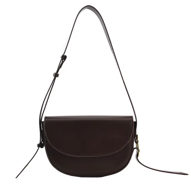 New Style Single Shoulder Messenger Women's Bag Coffee - Shop at LoveMi