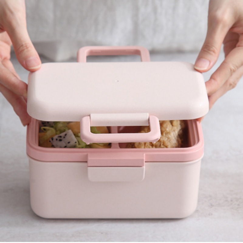 Title 7, Bamboo fiber compartment lunch box