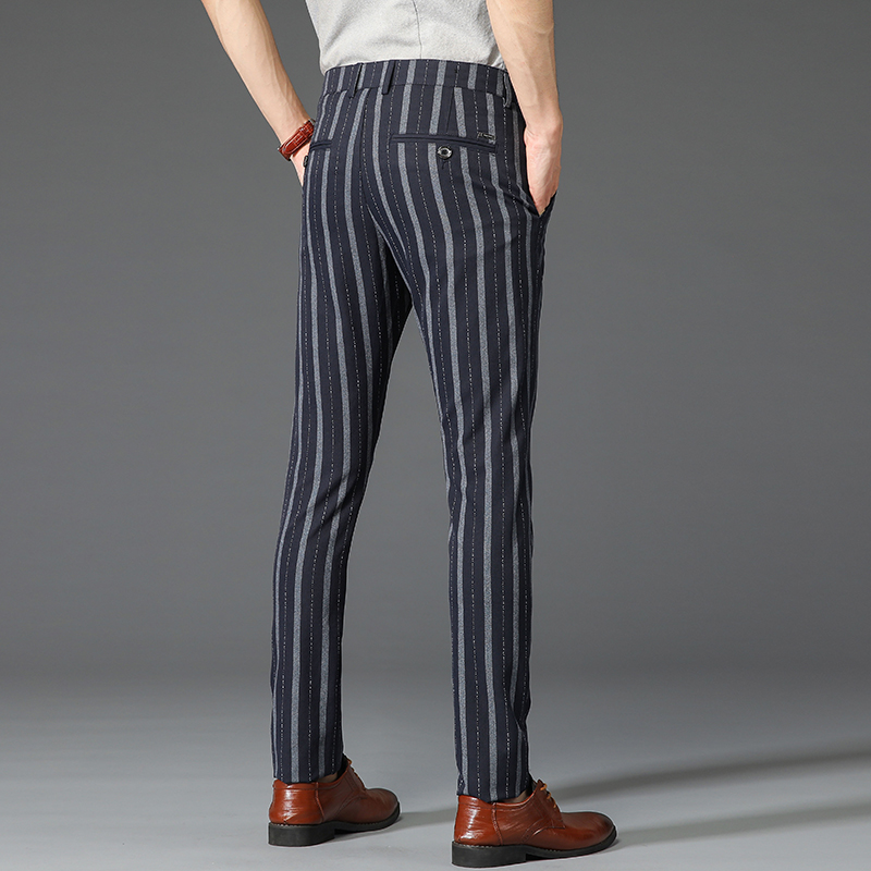 Men's Vertical Striped Trousers