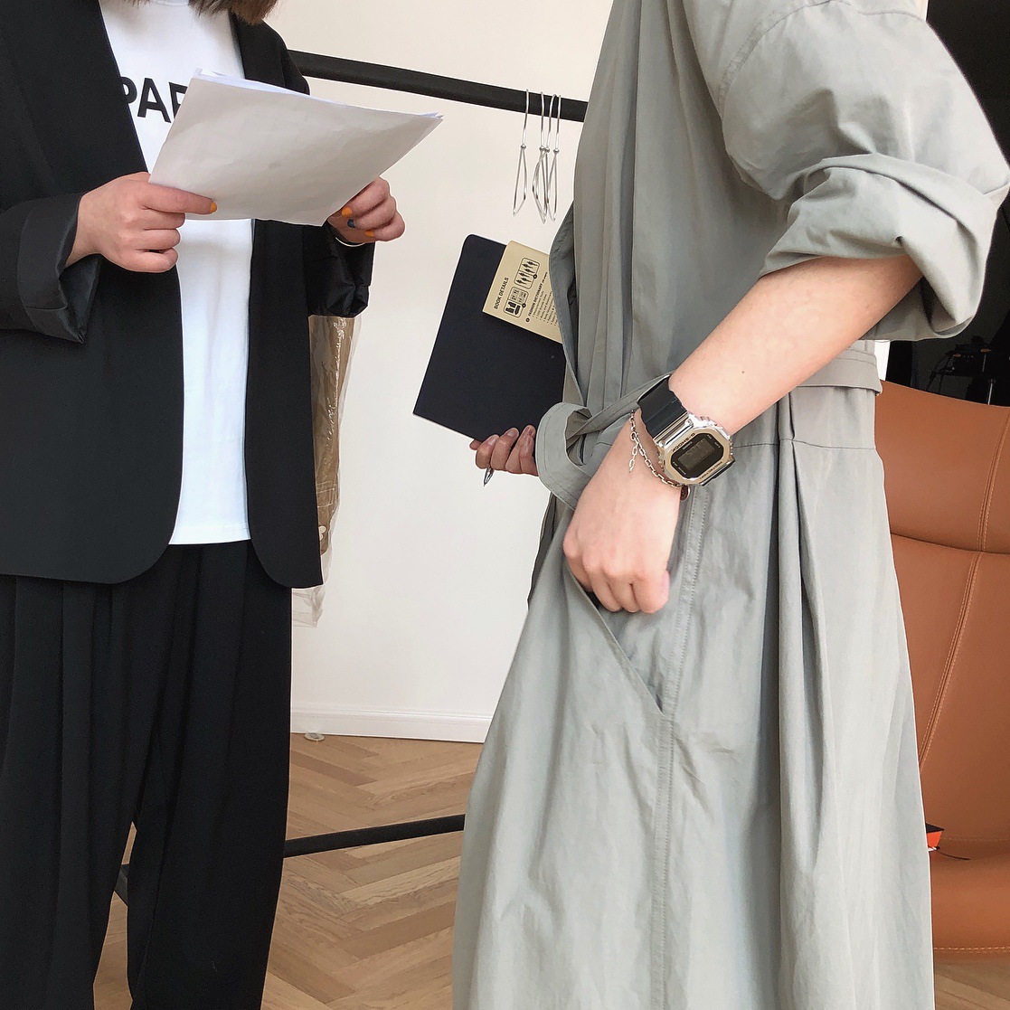 V-Neck Wide-Leg Jumpsuit, picture 4 of 8