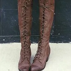 Women's Fashion Casual Rivet Boots - Medium Shade-37 - View 1
