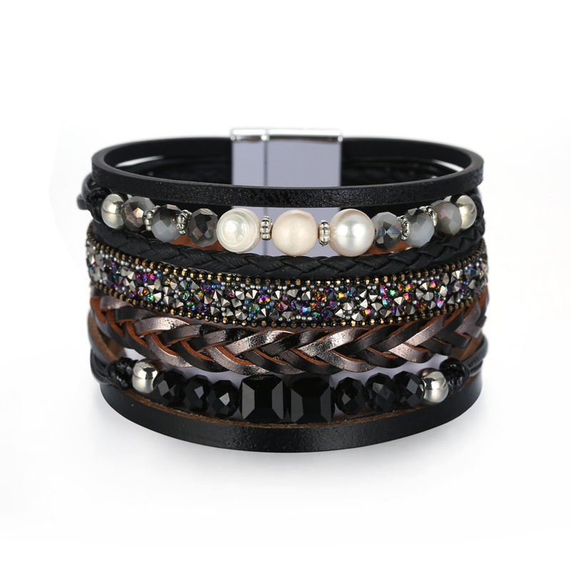 Title 3, Multi-layer Wide Edge Handmade Bracelet