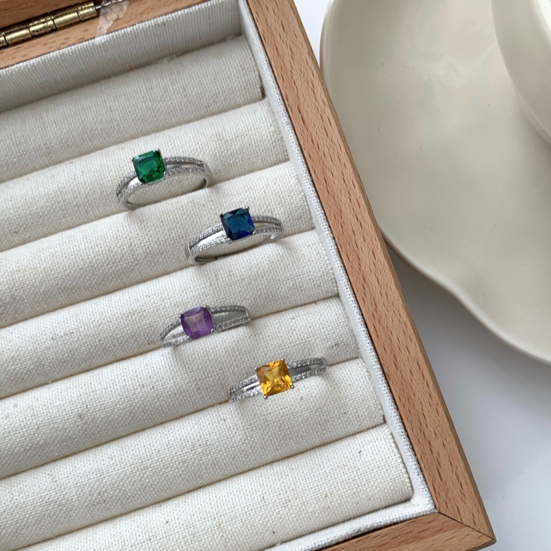 Bague en Gemmes Multicolores — Élégance et Charme - image 1