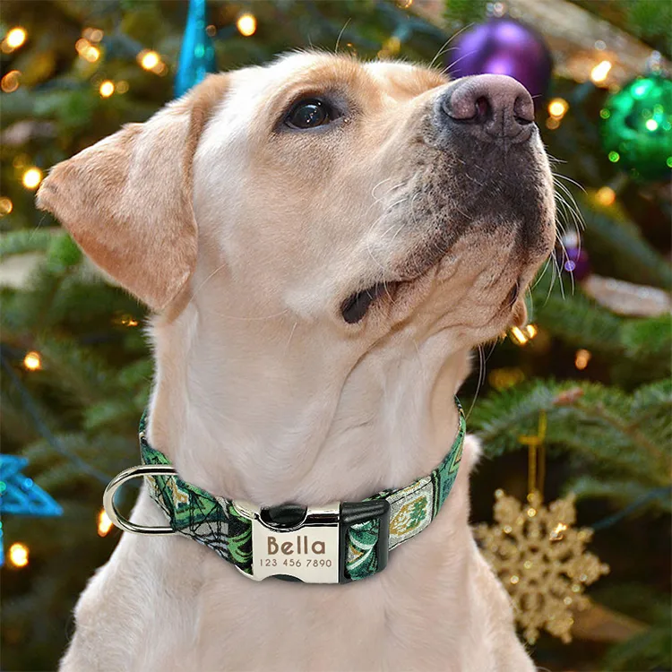 Pet Supplies Dog Collar High Reflective Durable Comfortable Breathable