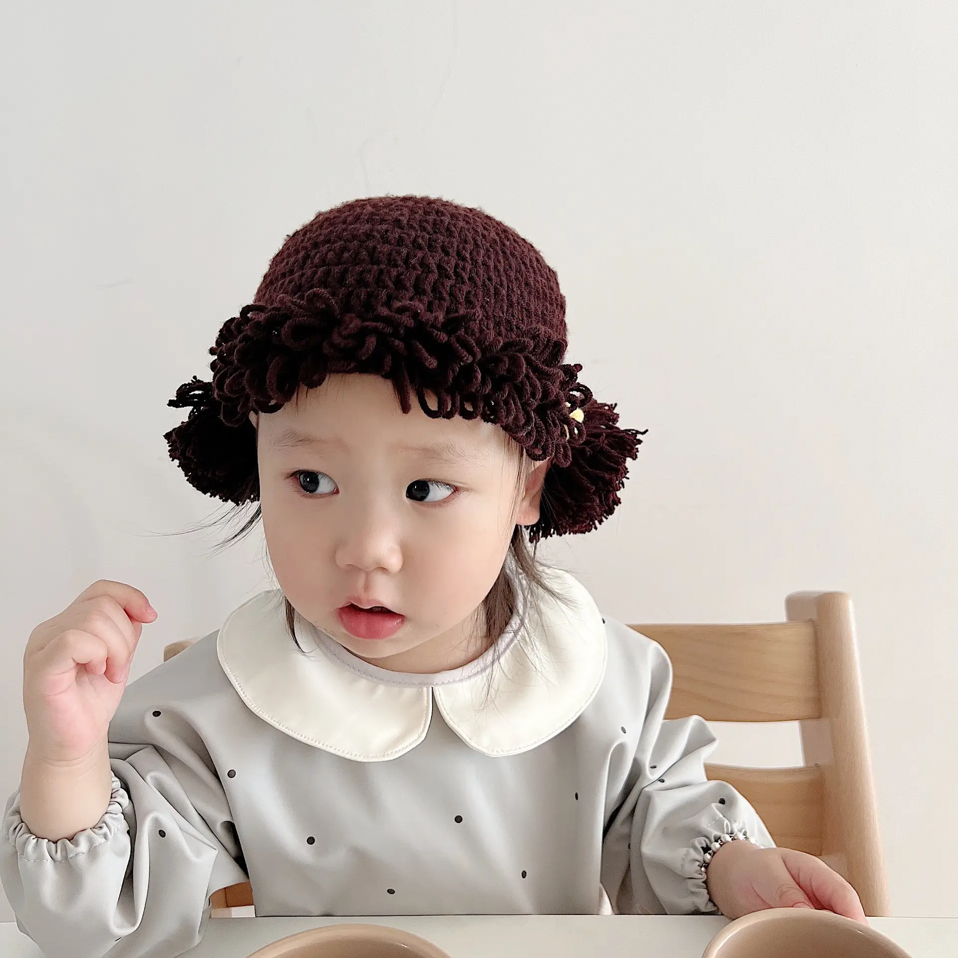 Long Sleeve Bib Of Baby Waterproof Overalls