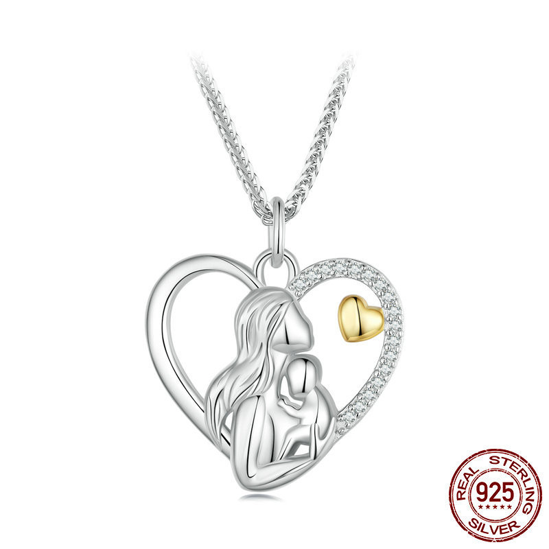 S925 Mother And Child Love Everything With Light Luxury Jewelry Accessories
