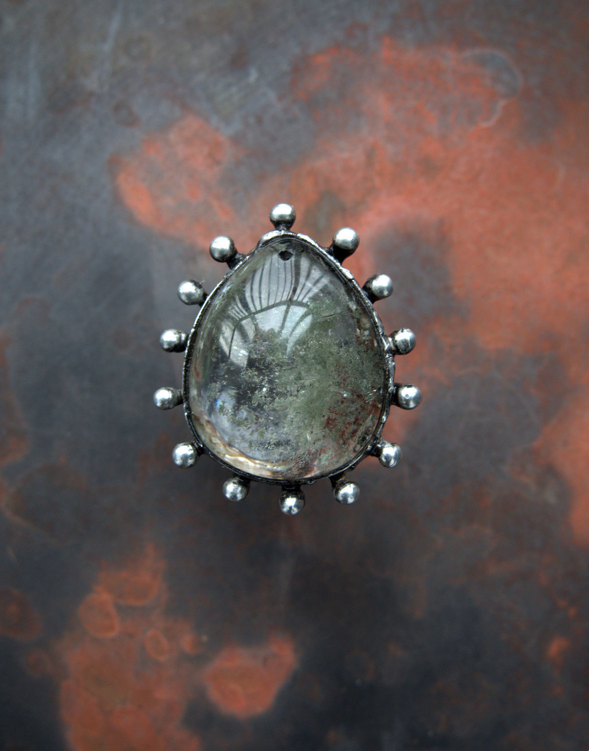 Retro Exaggerated Gem Ring