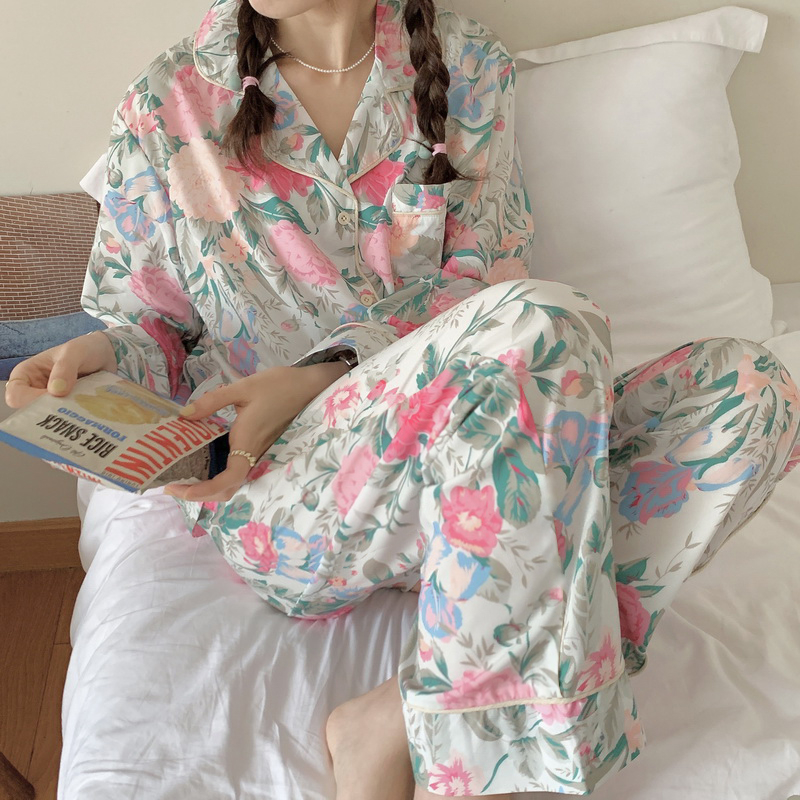 Title 4, Pajamas Cardigan Long-sleeved Suit Sense Of Hom...