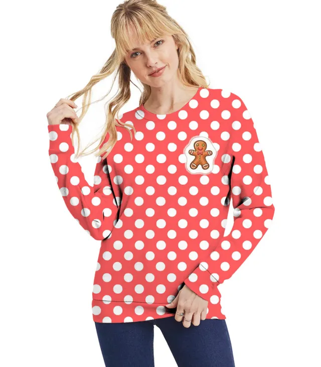 Christmas Day Long Sleeve Round Neck Sweater Pullover Couple Nz3945 2Xl - Shop at LoveMi