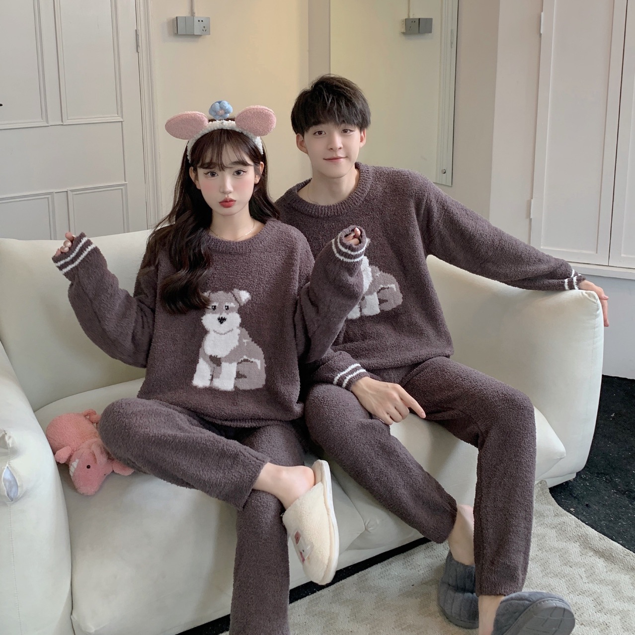 Title 5, Gp Couple Japanese Cute Dog Parent-child Soft H...