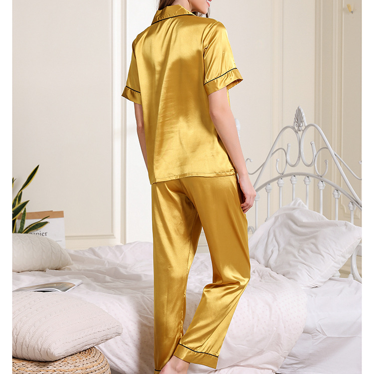 Title 10, Simulation silk trousers home service suit