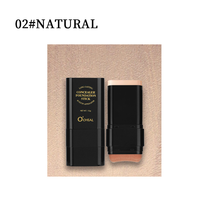 OCHEAL Dual-Ended Concealer Foundation Stick With Brush
