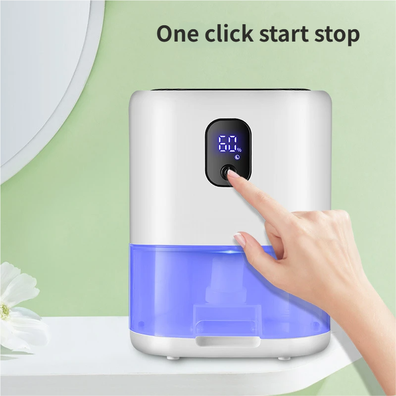 Portable Dehumidifier, 500-600ml Dehumidification Capacity