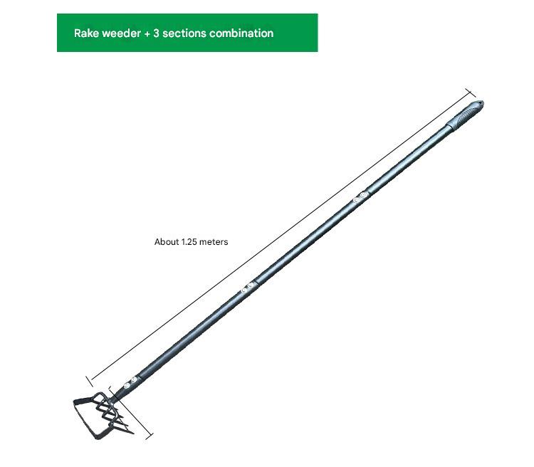 Dual-purpose Weeding Rake Weeding Ring Stirrup Ring Hoe Weed Rake Hoe Garden Tool Weeding Artifact - Image 4